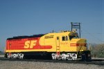 ATSF 5959 in red and yellow